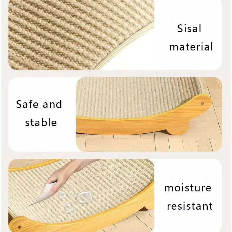 Curved Cat Scratch Bed