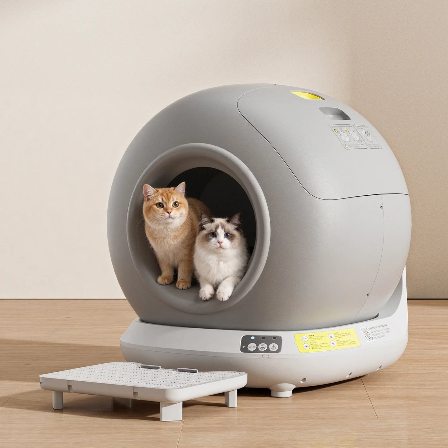 Fully Enclosed Smart Cat Litter Box