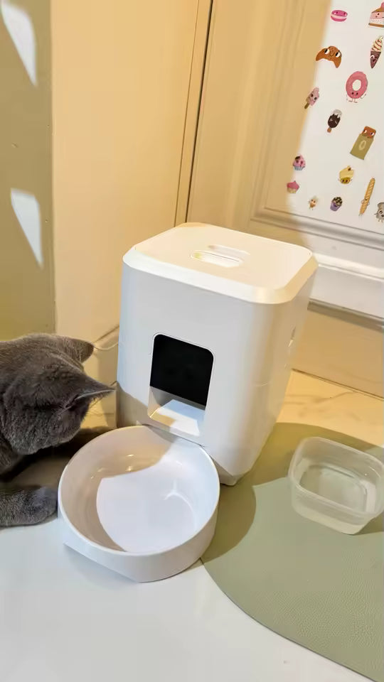 2L Automatic Cat Feeder with Wi-Fi or Button Control
