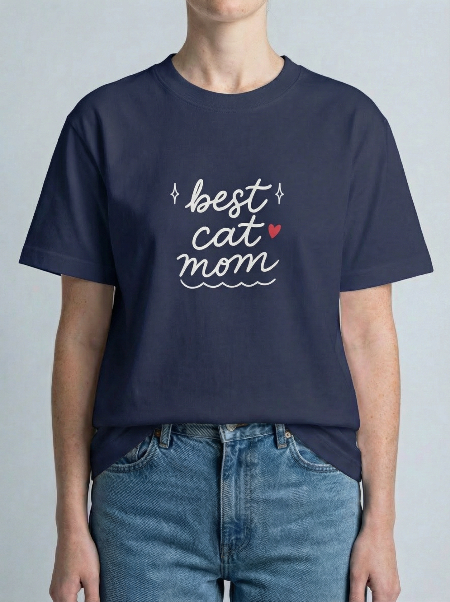 Proud Heart Tee – Cat Mom