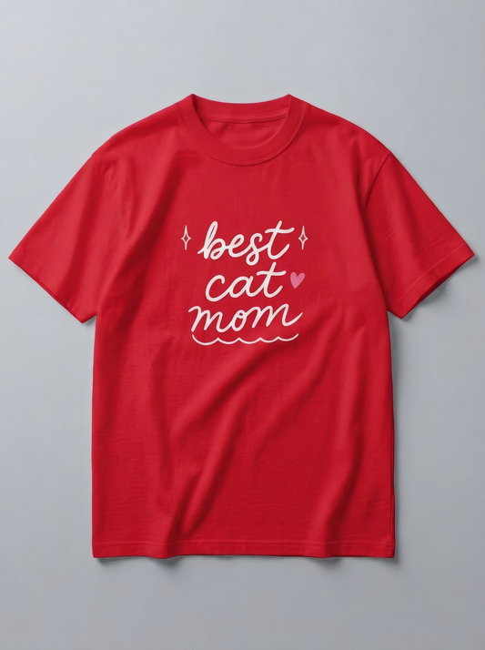 Proud Heart Tee – Cat Mom
