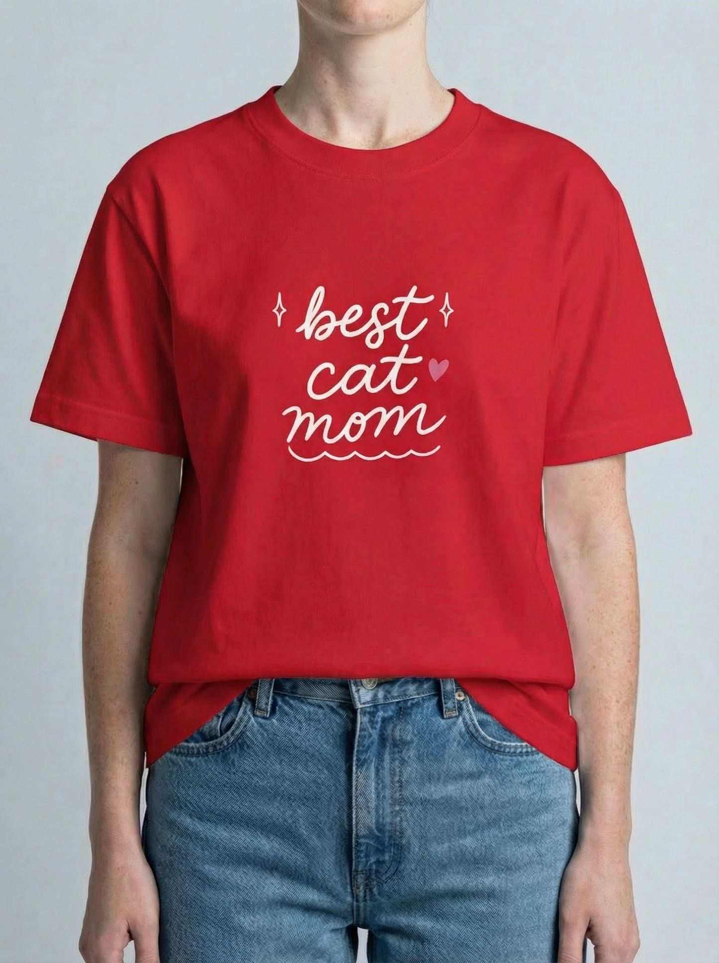 Proud Heart Tee – Cat Mom