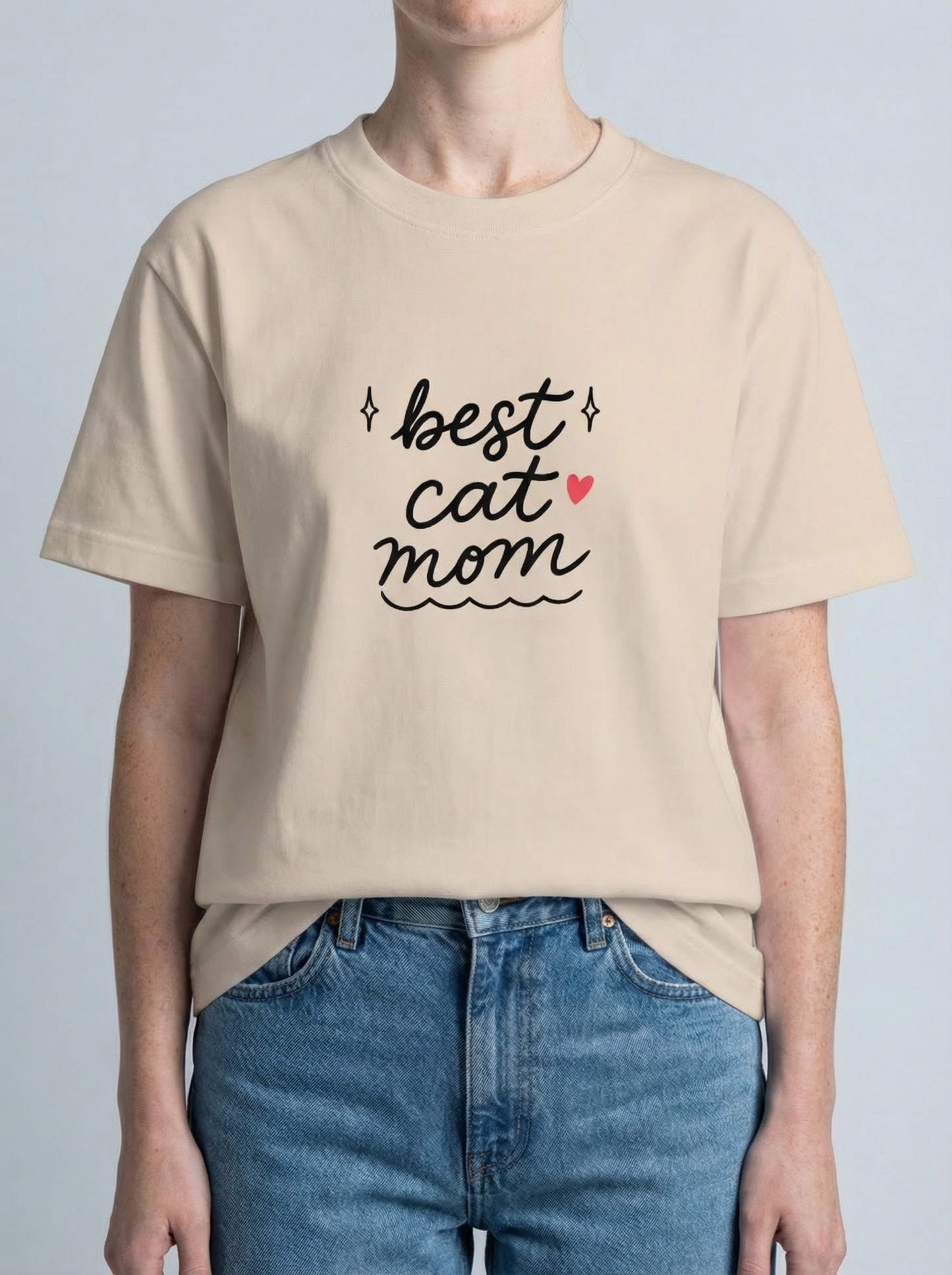 Proud Heart Tee – Cat Mom