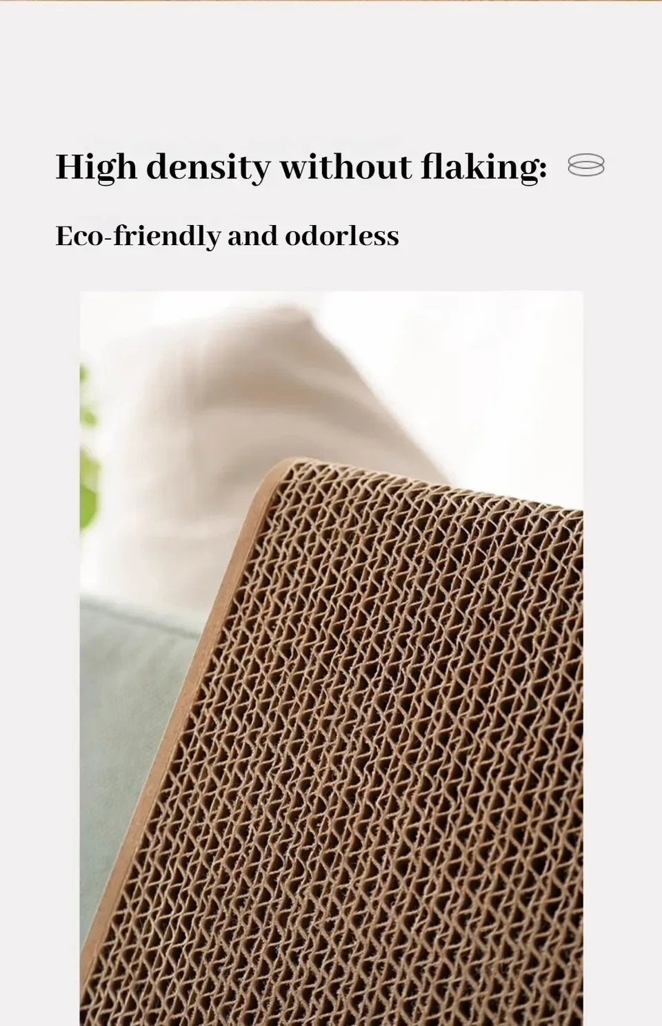 L-Shaped Cat Scratching Board