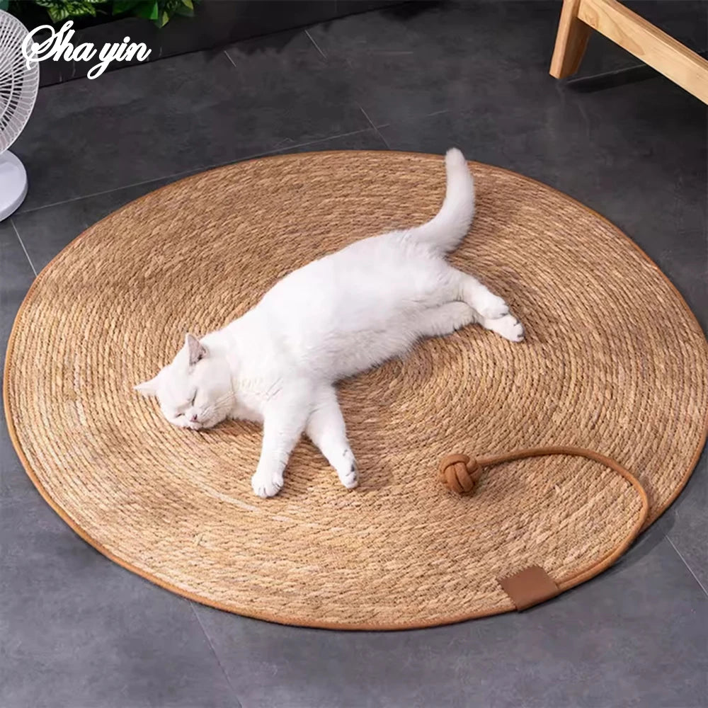 Rattan Cat Scratch Mat