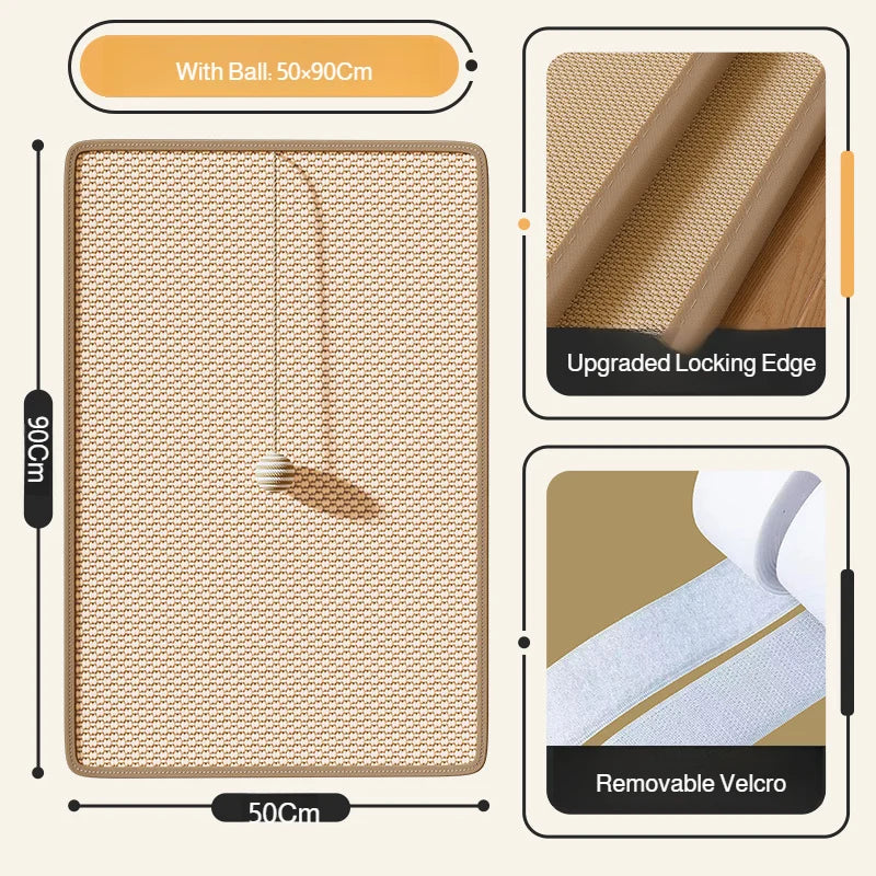 Sisal Wall Cat Scratch Mat