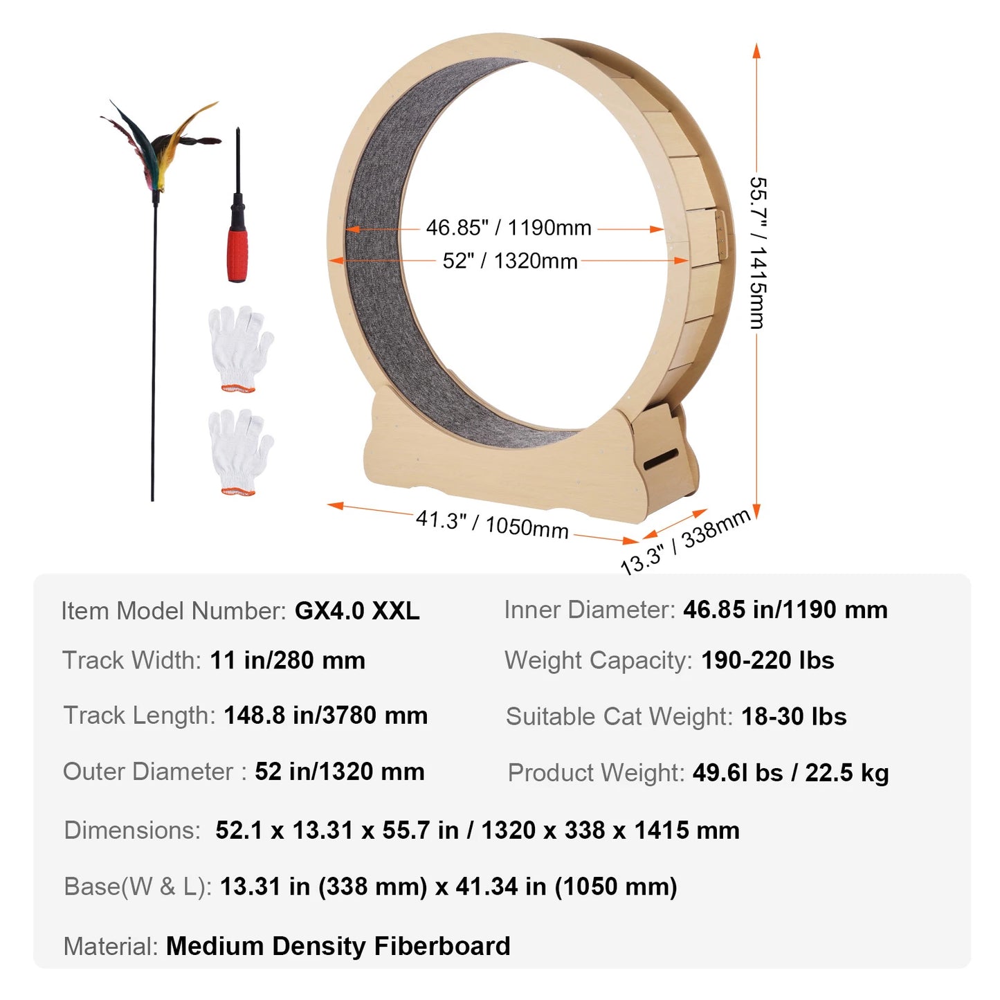 Cat Treadmill Exercise Wheel