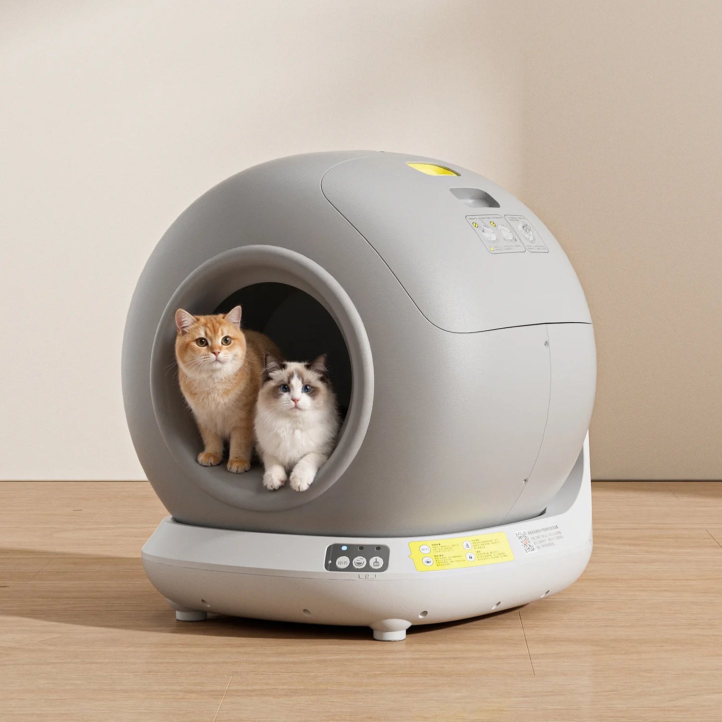 Fully Enclosed Smart Cat Litter Box