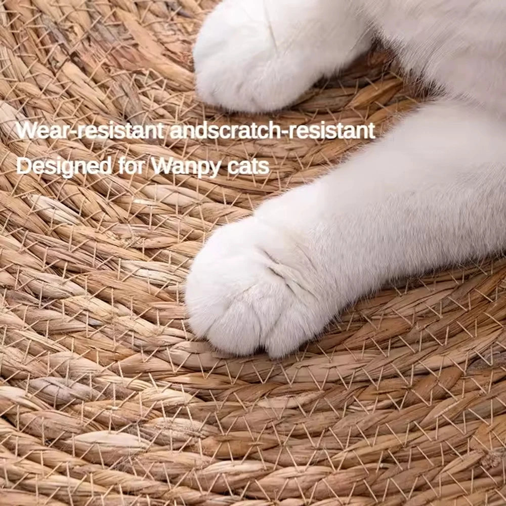 Rattan Cat Scratch Mat