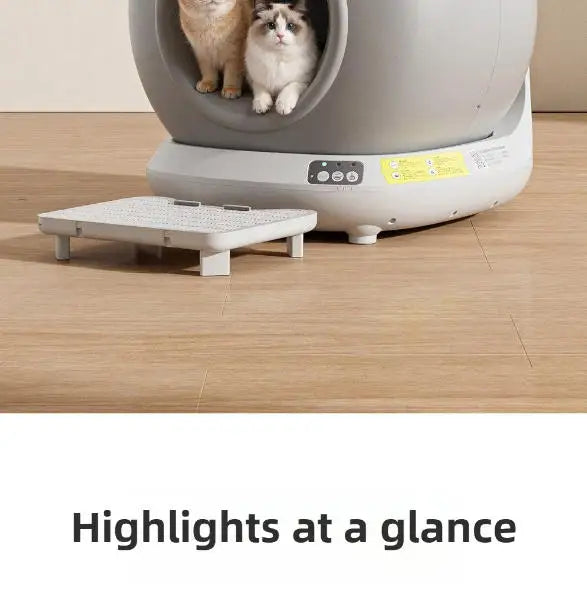 Fully Enclosed Smart Cat Litter Box