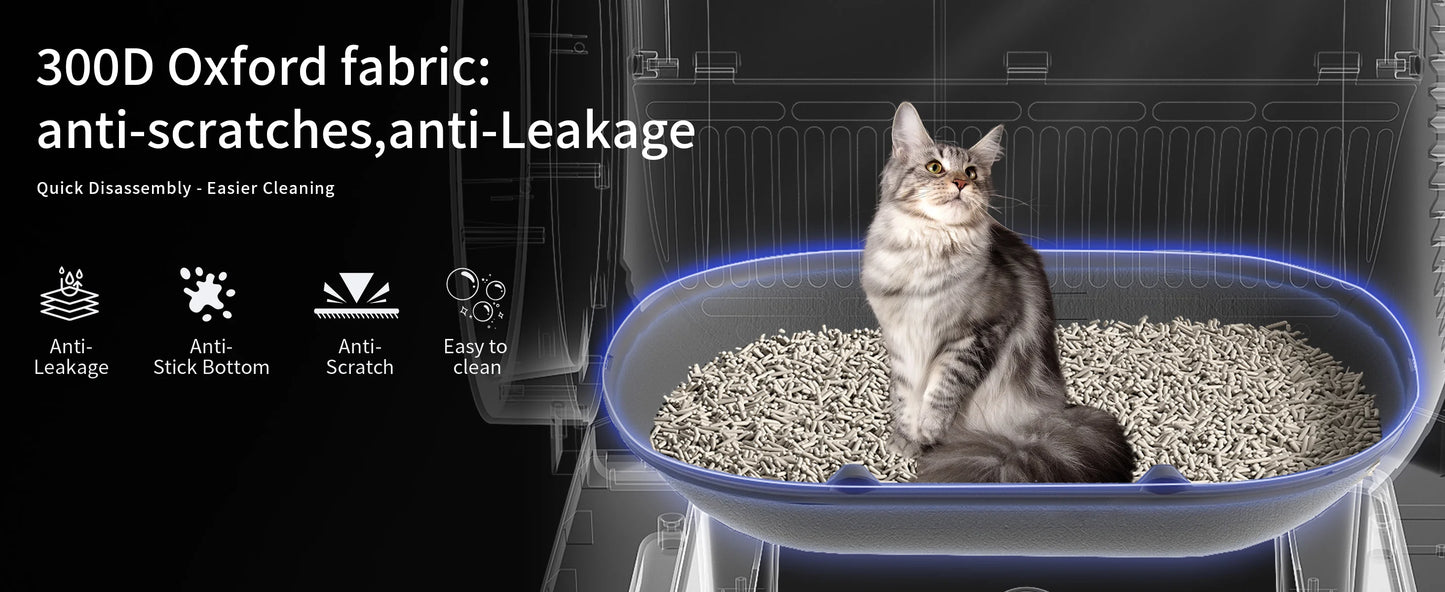 App-Controlled Self-Cleaning Cat Litter Box