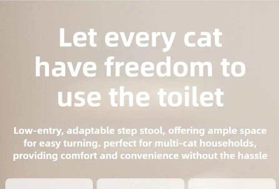 Fully Enclosed Smart Cat Litter Box