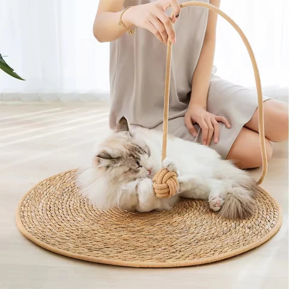 Rattan Cat Scratch Mat