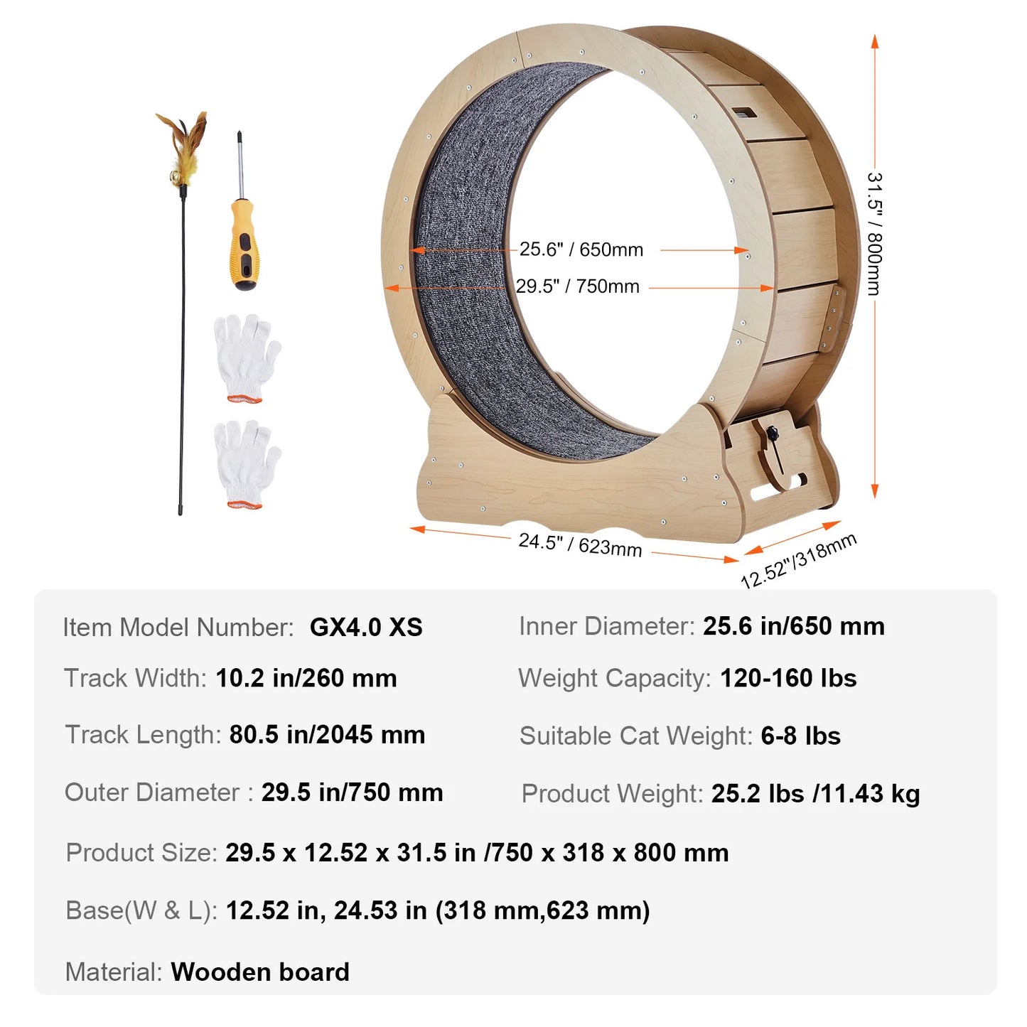 Cat Treadmill Exercise Wheel