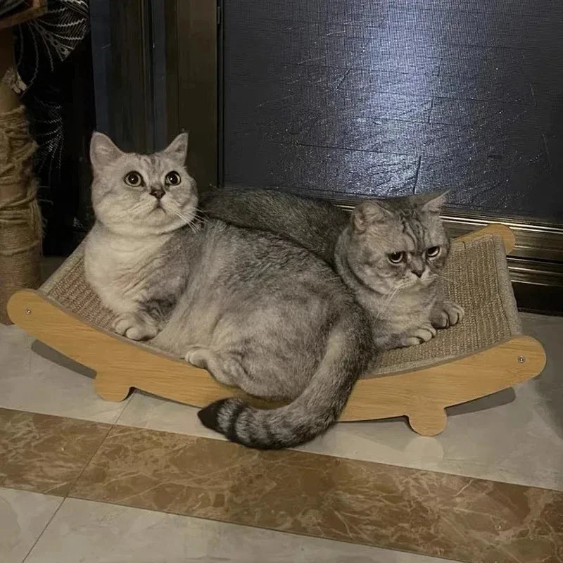 Curved Cat Scratch Bed