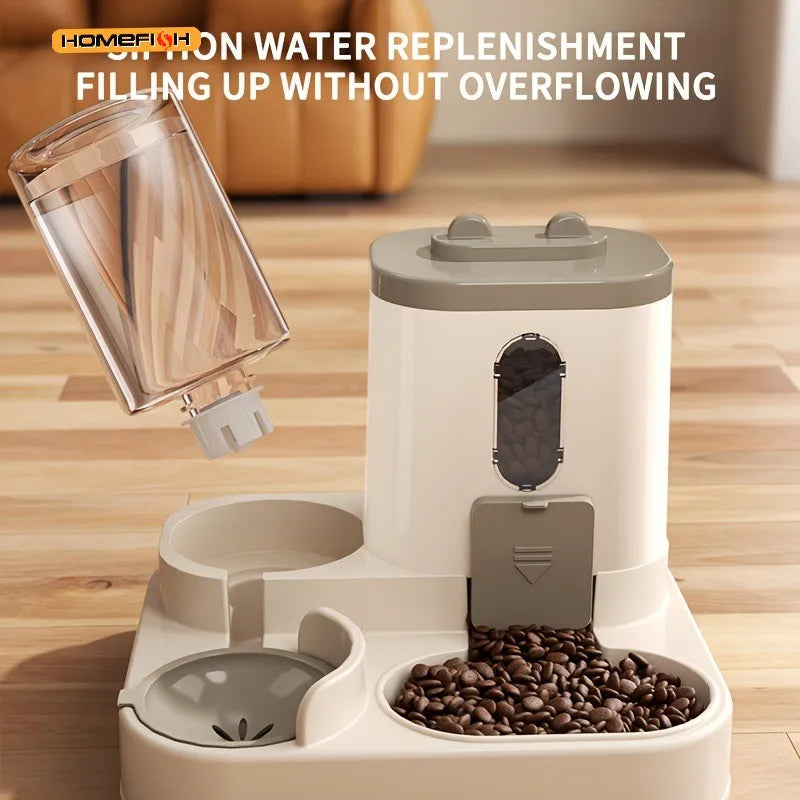 2-in-1 Cat Food and Water Dispenser