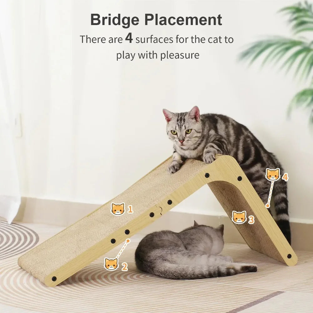 L-Shaped Cat Scratching Board