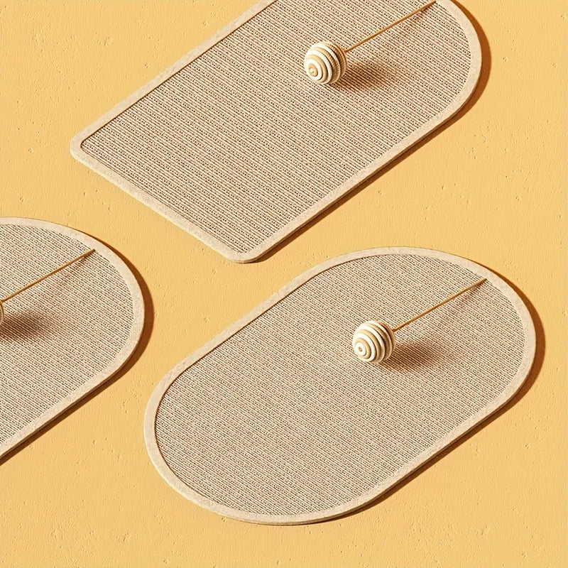 3-in-1 Sisal Cat Scratch Wall Panel