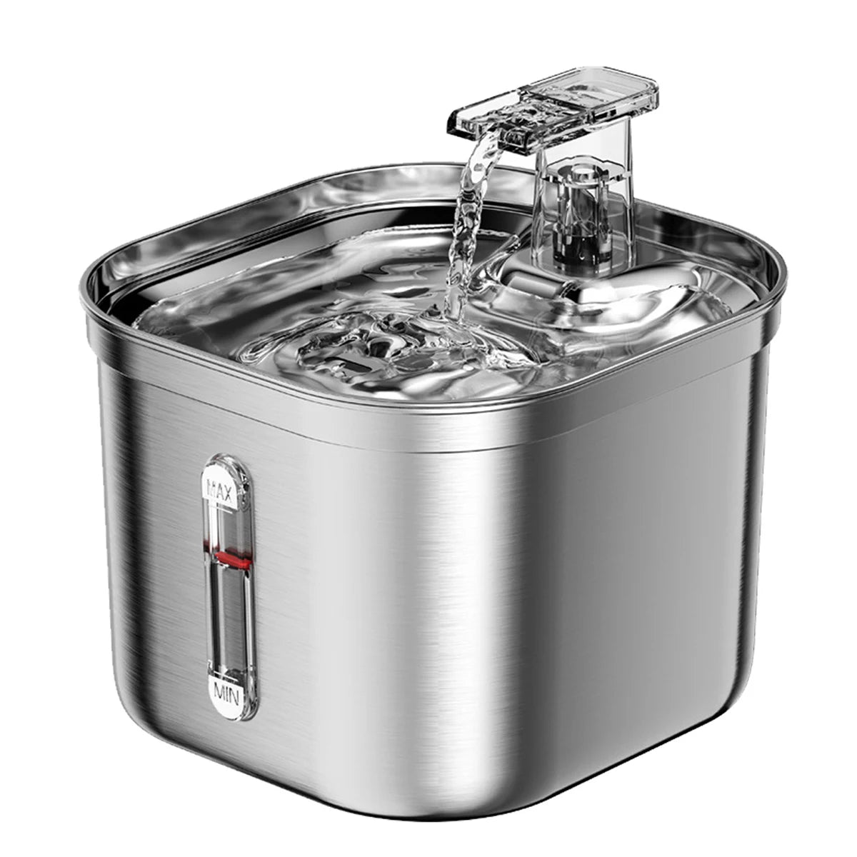 2.2L 3-Speed Stainless Steel Cat Water Fountain