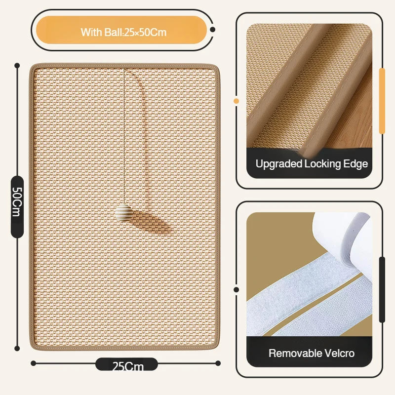 Sisal Wall Cat Scratch Mat