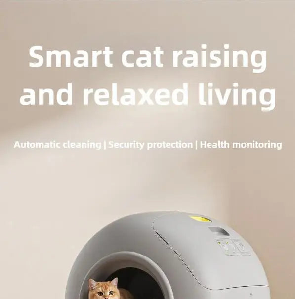 Fully Enclosed Smart Cat Litter Box
