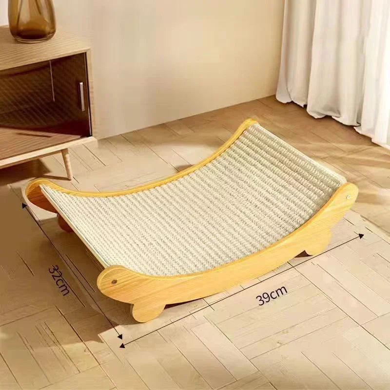 Curved Cat Scratch Bed