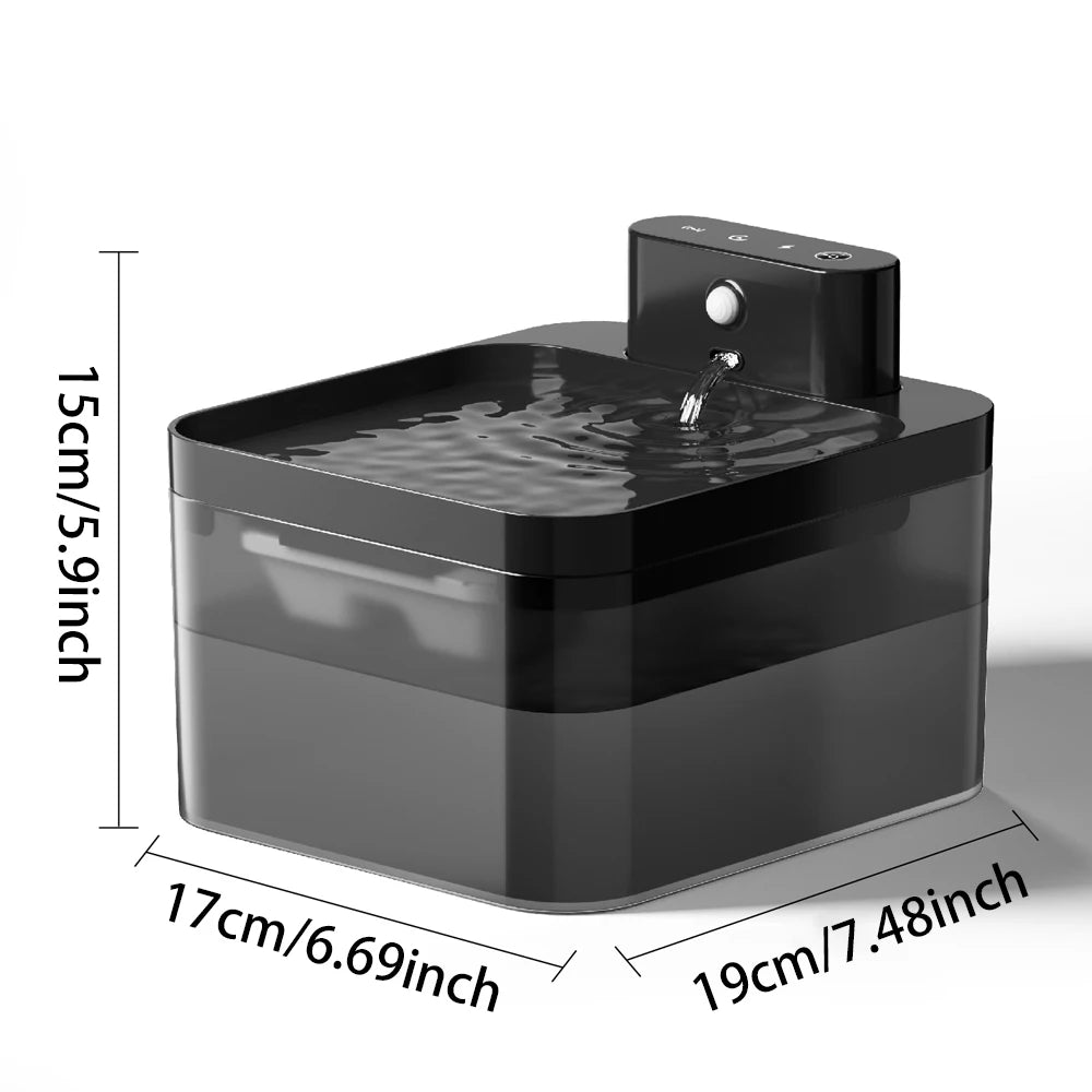 2.2L Wireless Cat Water Fountain with Sensor