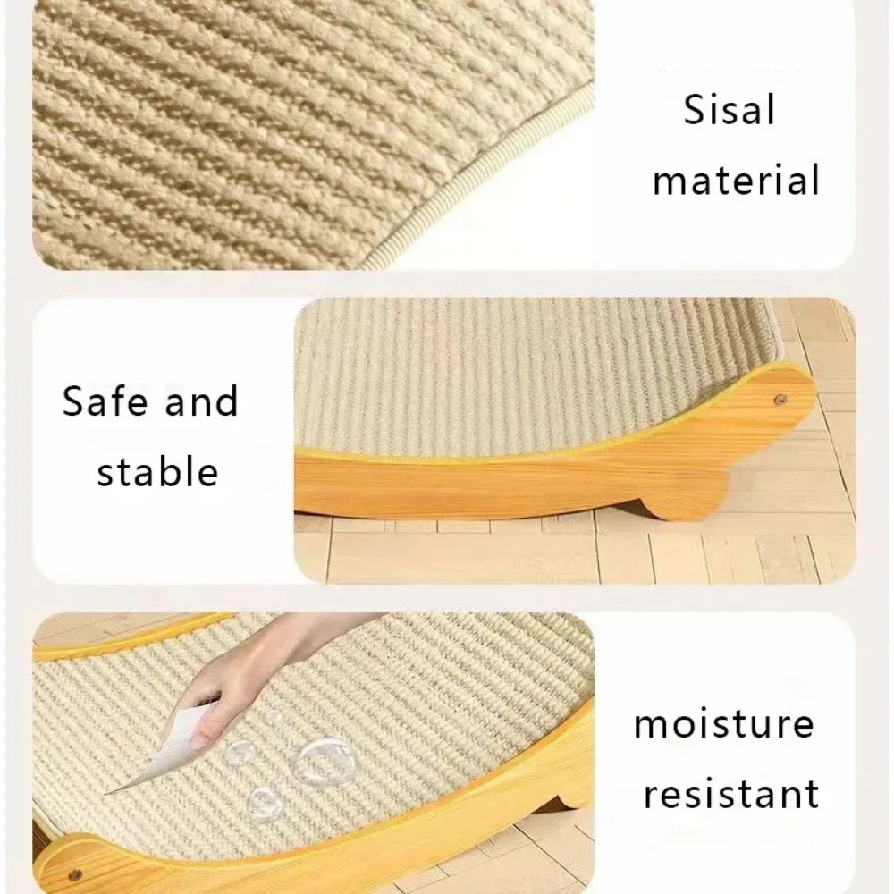 Curved Cat Scratch Bed