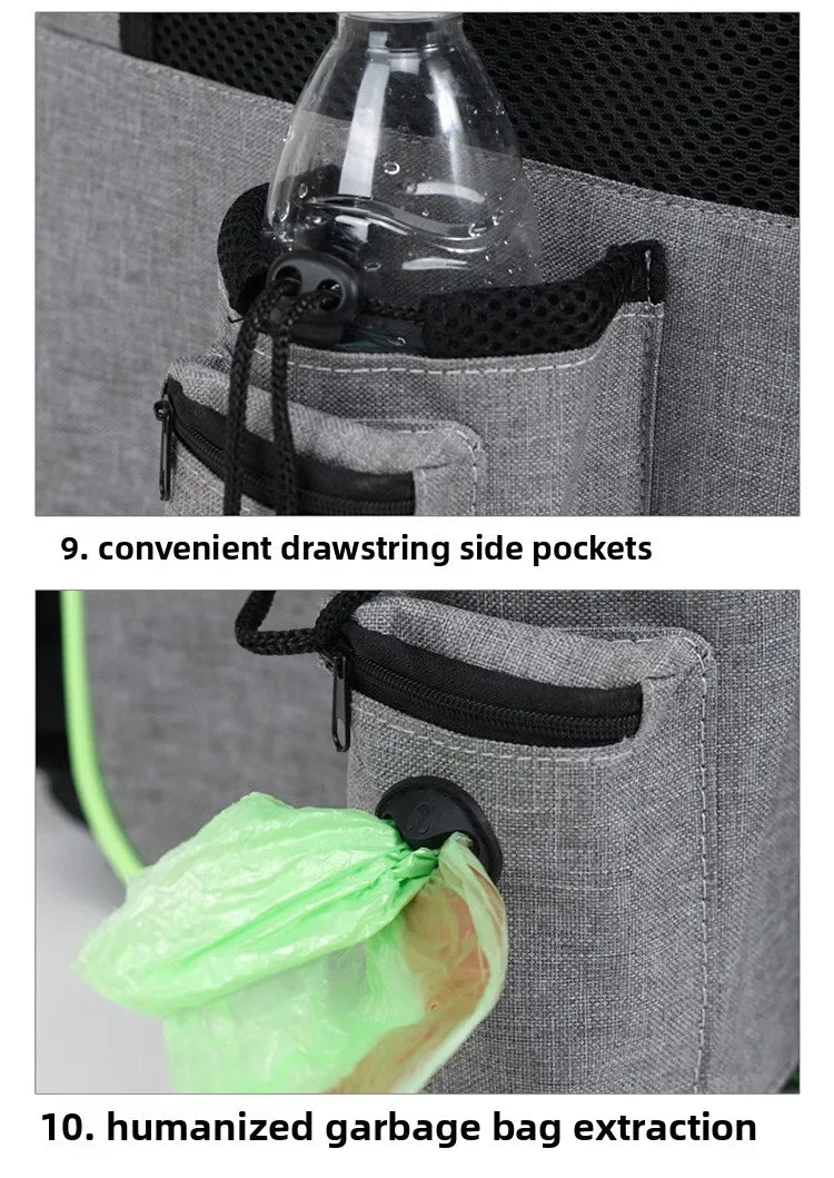 Expandable Mesh Cat Backpack Carrier