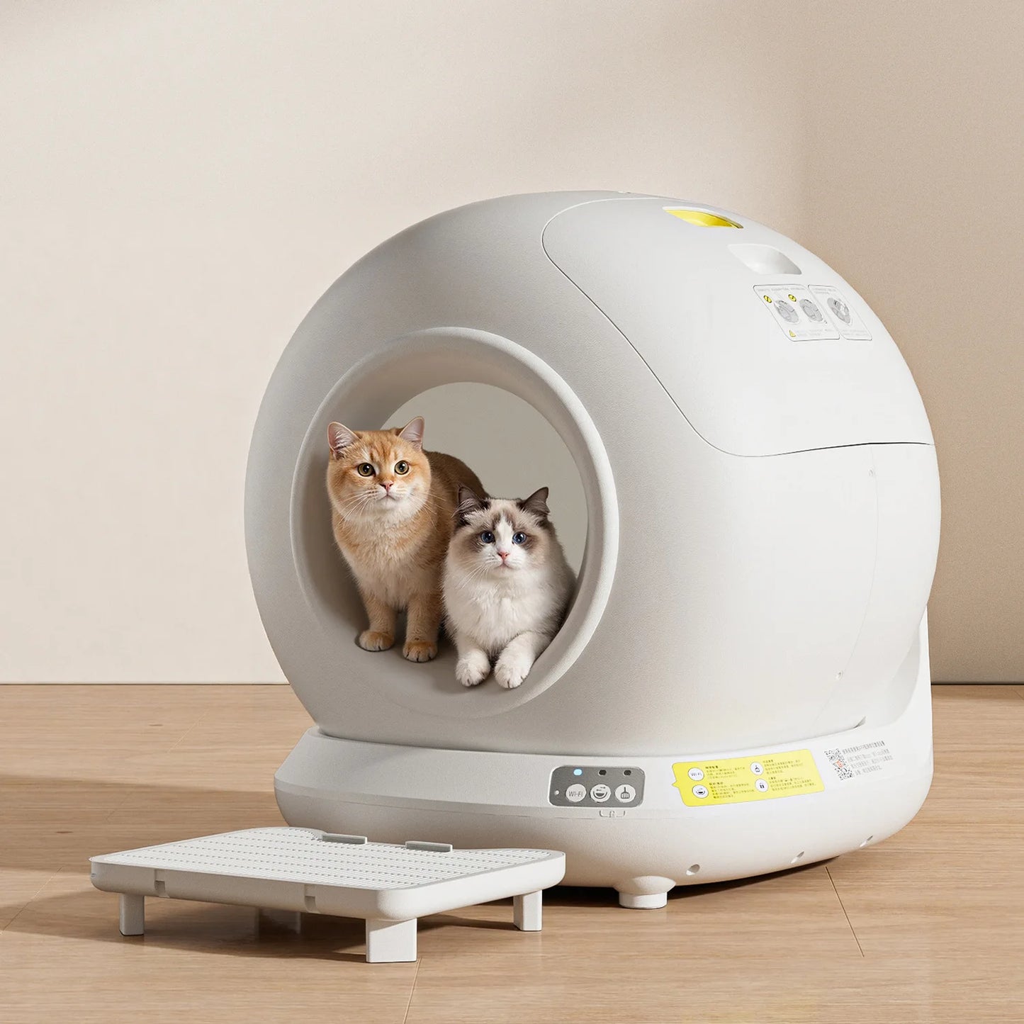 Fully Enclosed Smart Cat Litter Box
