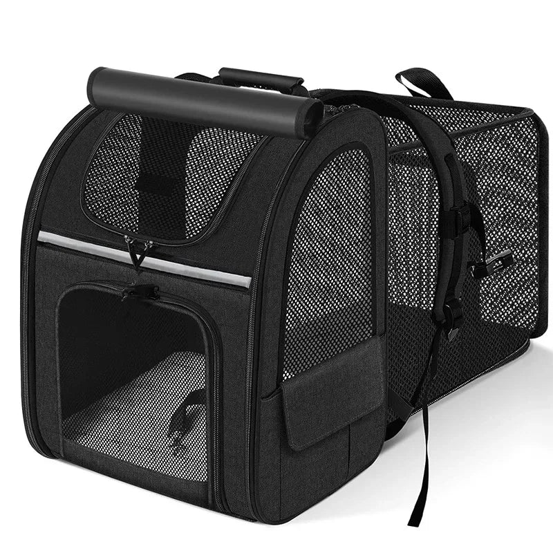 Expandable Mesh Cat Backpack Carrier