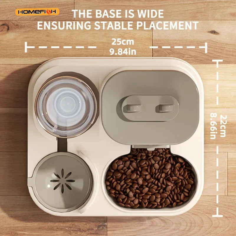 2-in-1 Cat Food and Water Dispenser