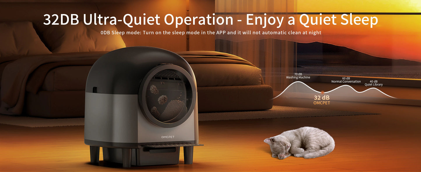 App-Controlled Self-Cleaning Cat Litter Box