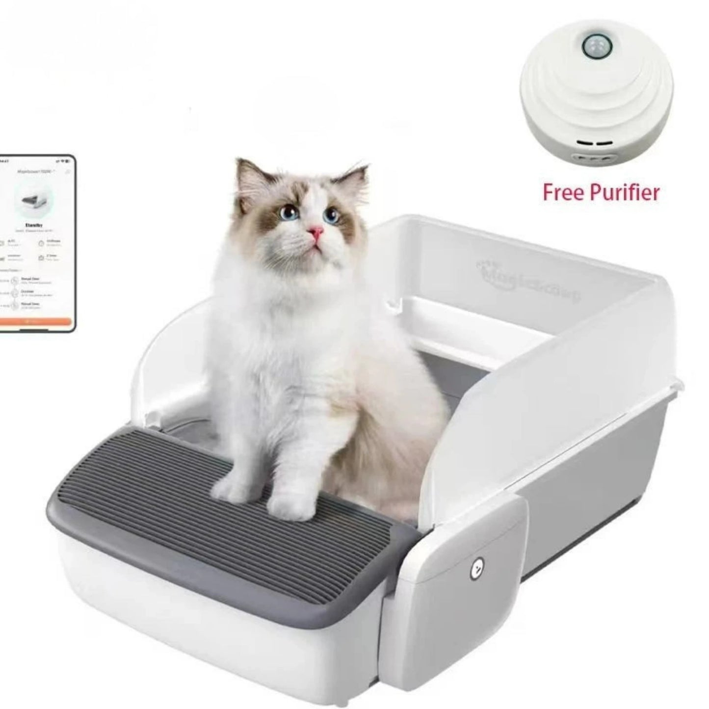 Smart Self-Cleaning Cat Litter Box