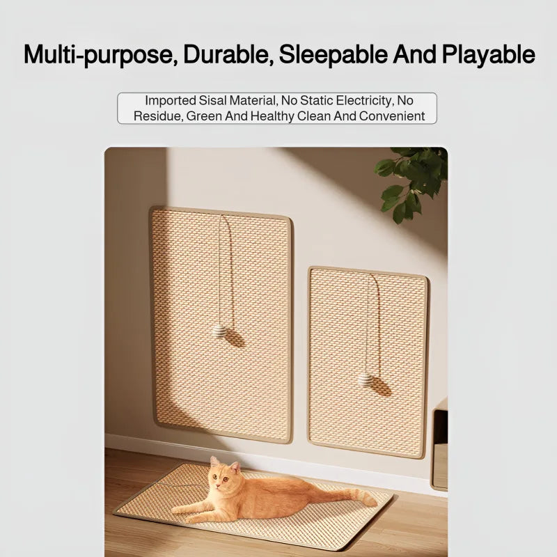 Sisal Wall Cat Scratch Mat
