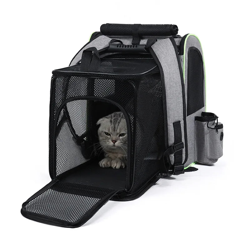 Expandable Mesh Cat Backpack Carrier