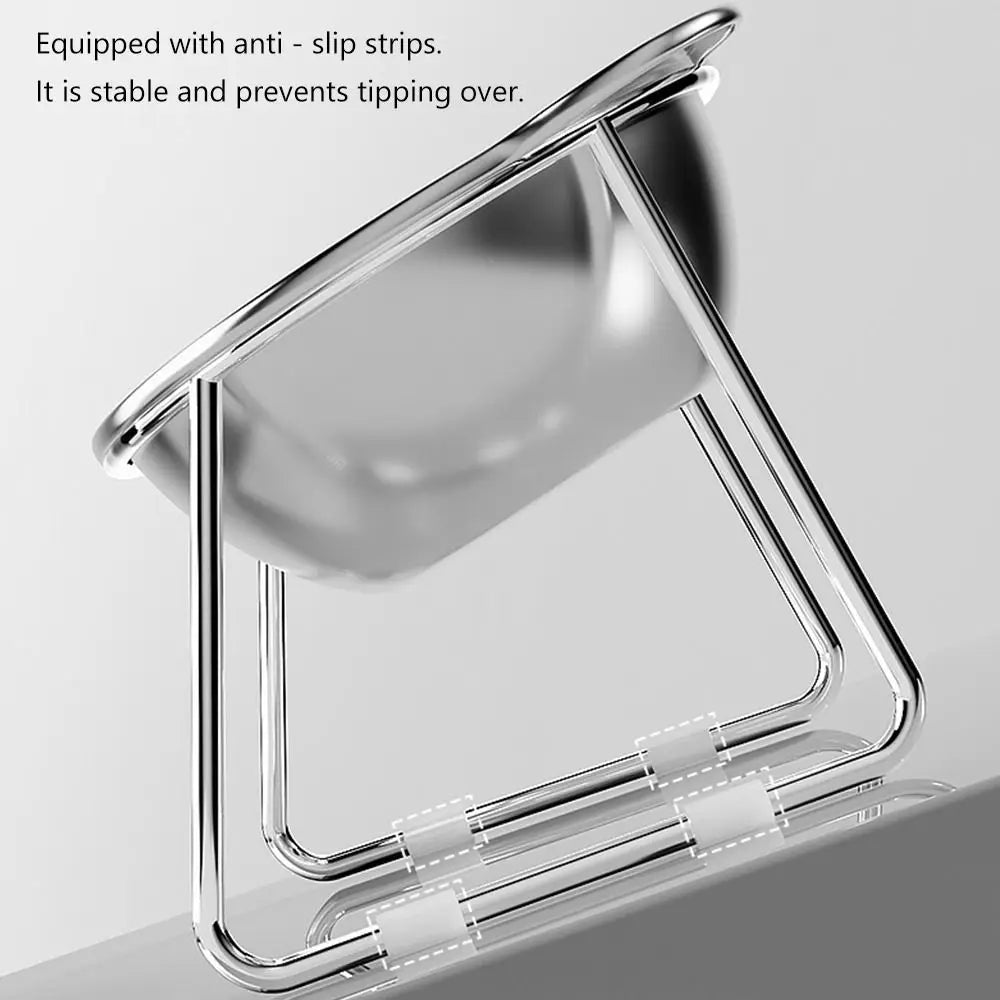 15° Raised Stainless Steel Cat Bowl