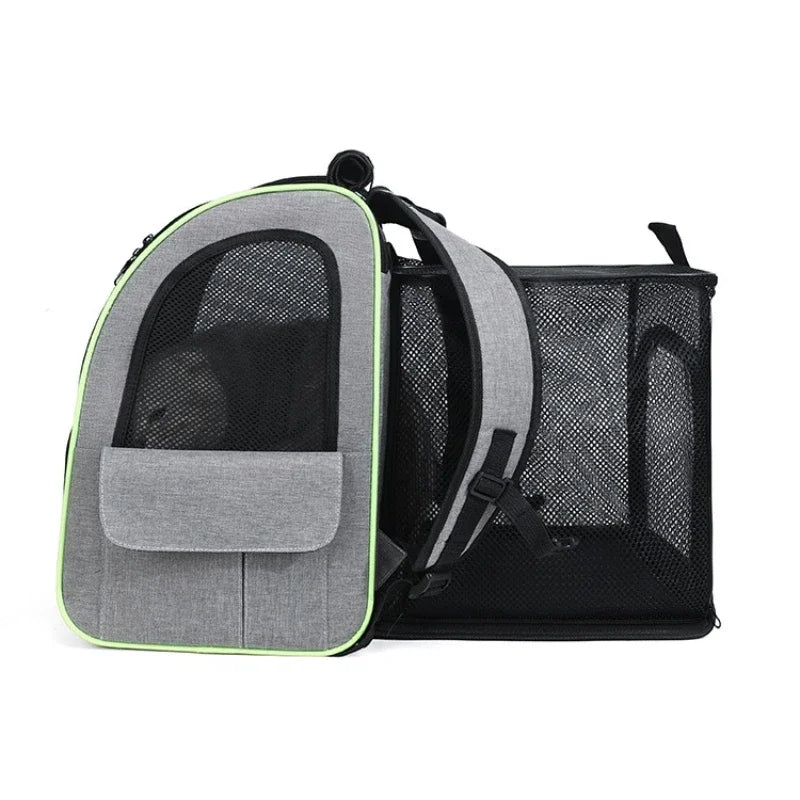 Expandable Mesh Cat Backpack Carrier