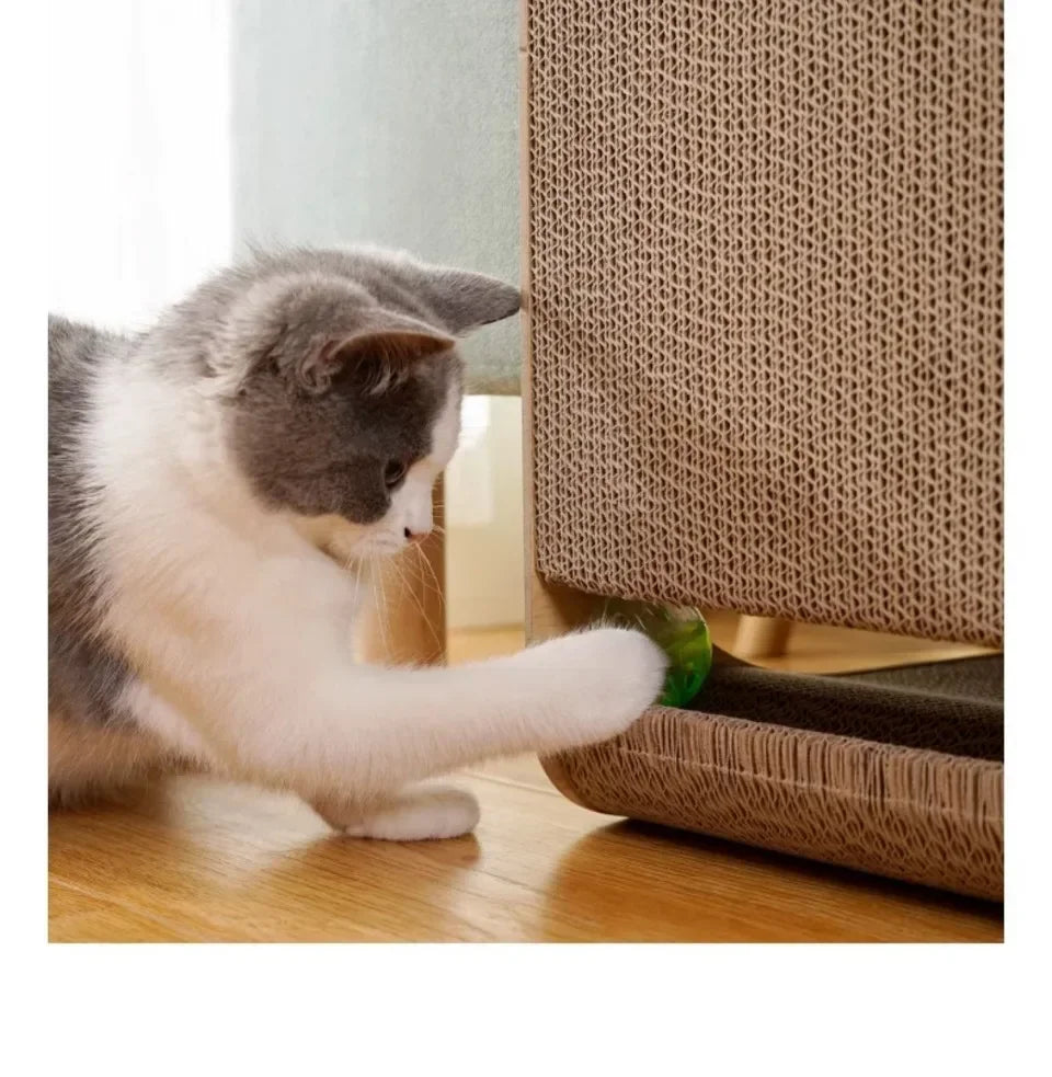L-Shaped Cat Scratching Board