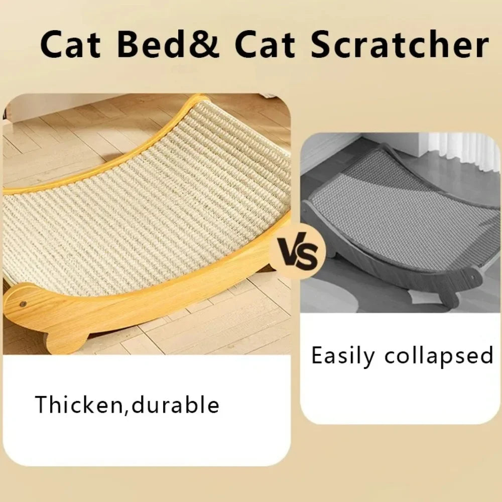 Curved Cat Scratch Bed