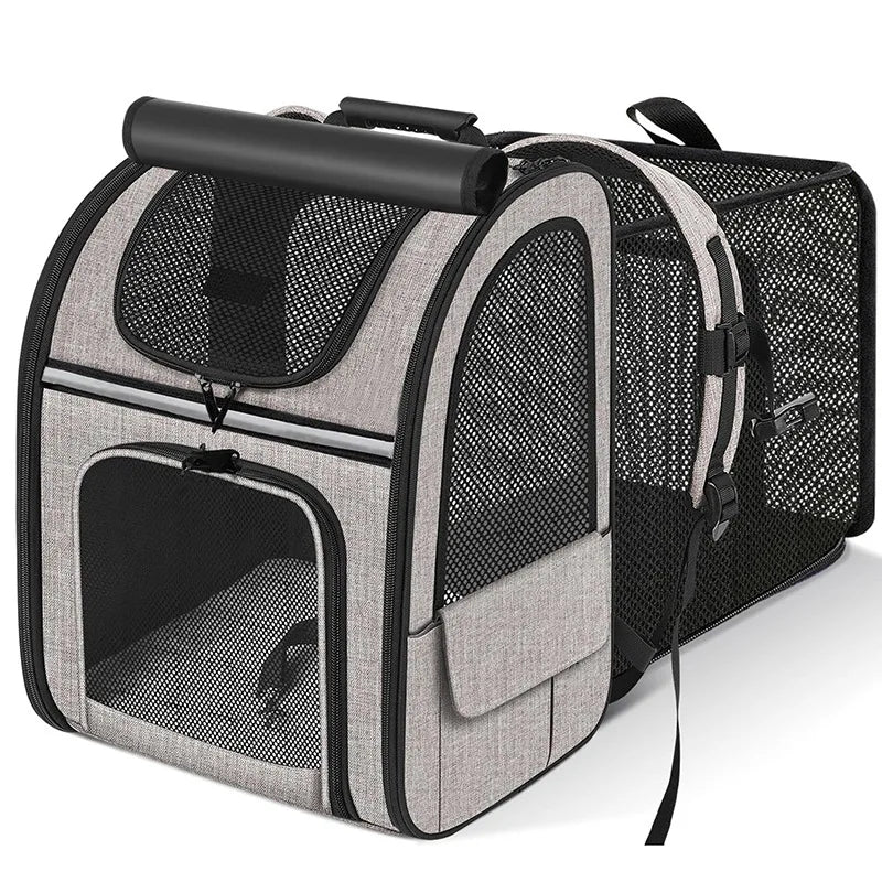 Expandable Mesh Cat Backpack Carrier
