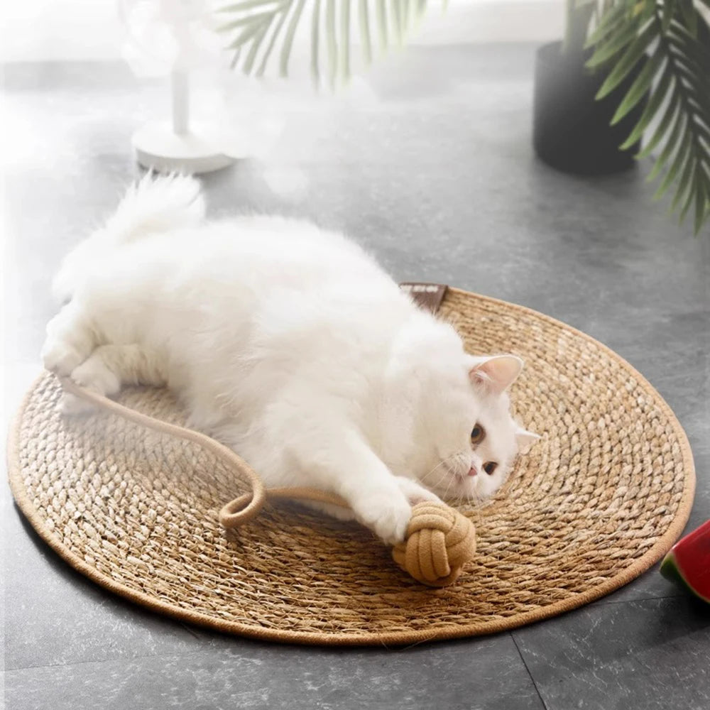 Rattan Cat Scratch Mat