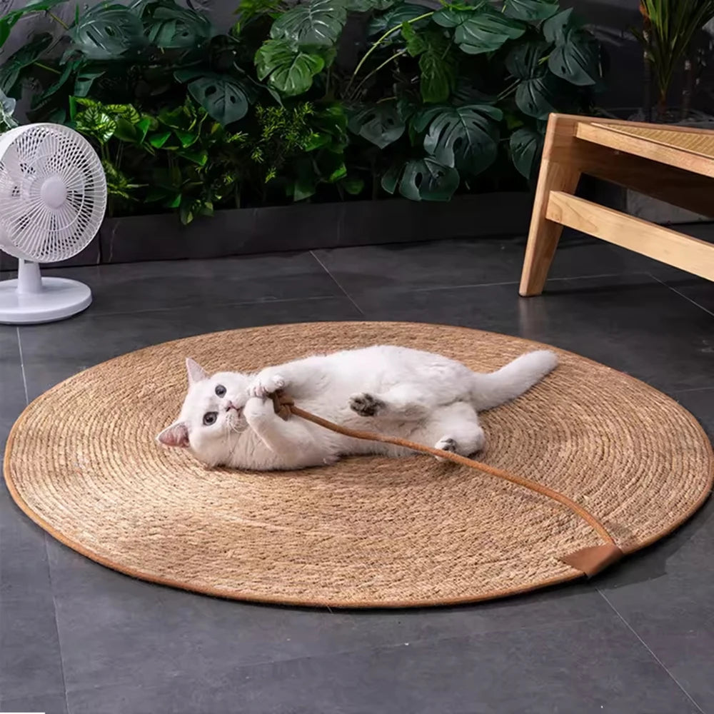 Rattan Cat Scratch Mat
