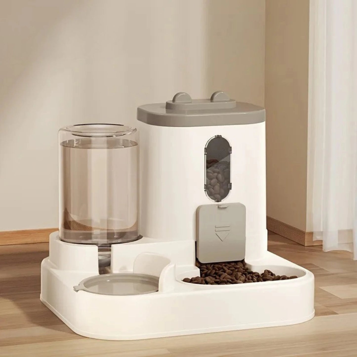 2-in-1 Cat Food and Water Dispenser
