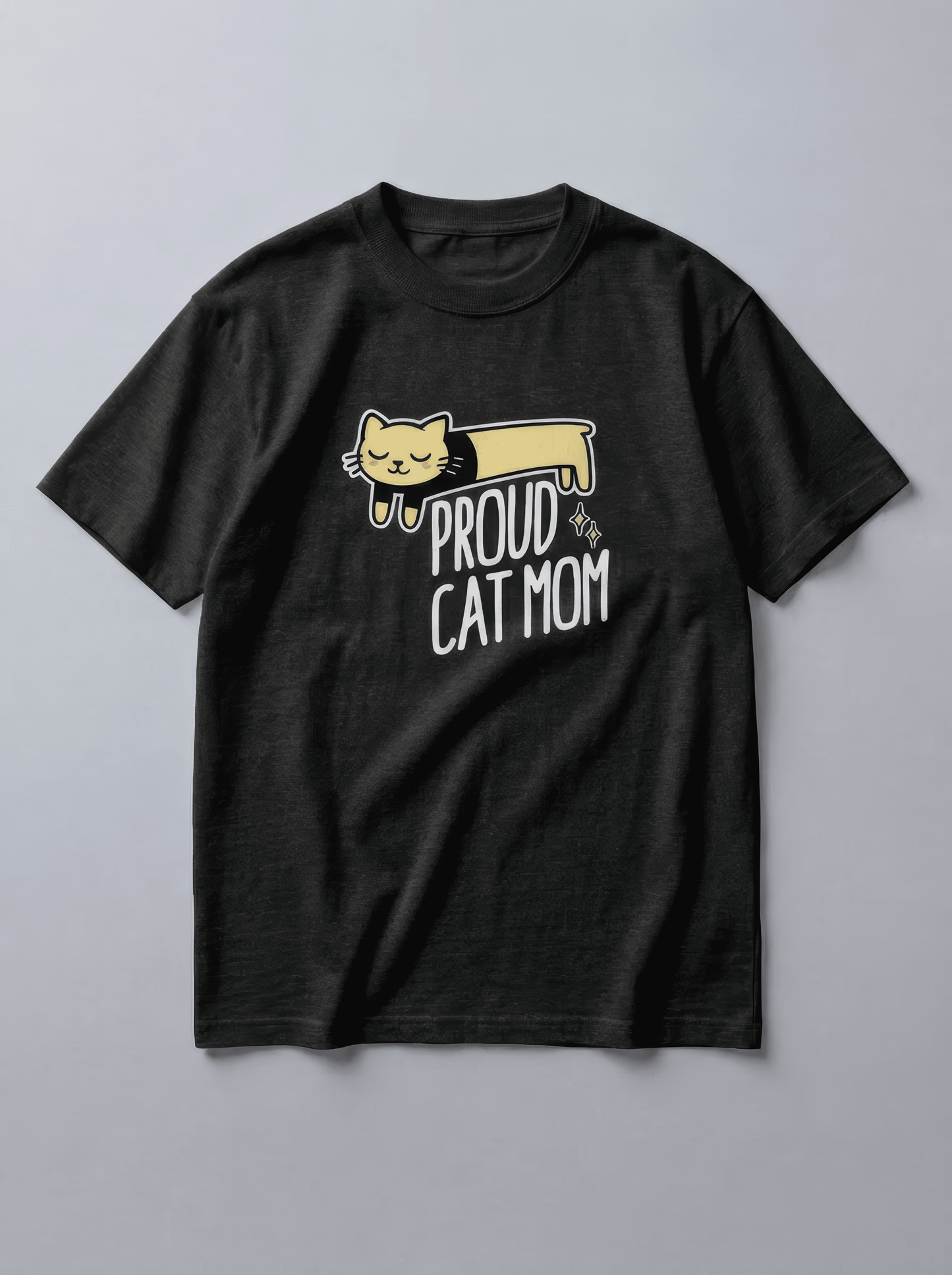 Long Cat Tee – Cat Mom