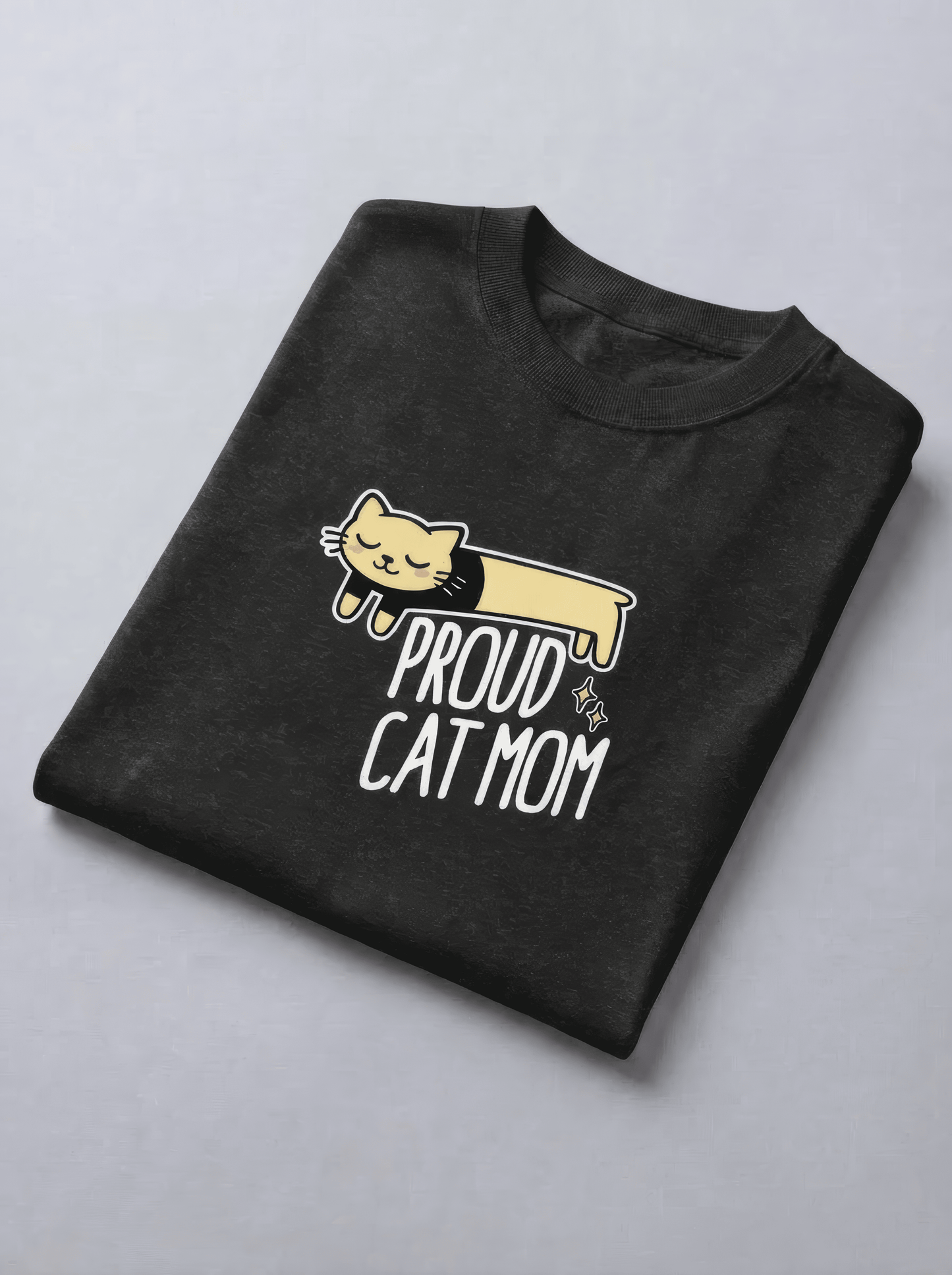 Long Cat Tee – Cat Mom