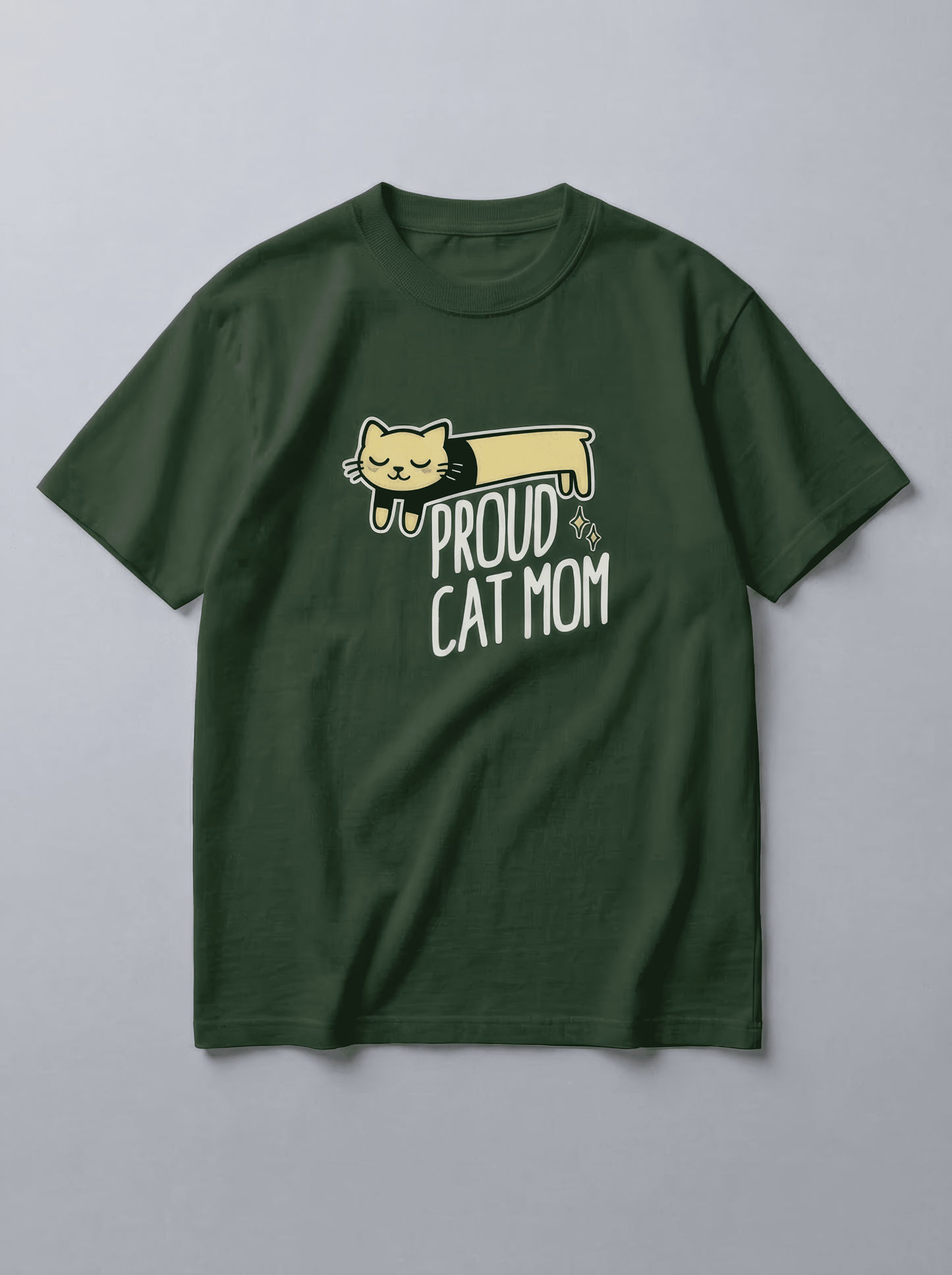 Long Cat Tee – Cat Mom