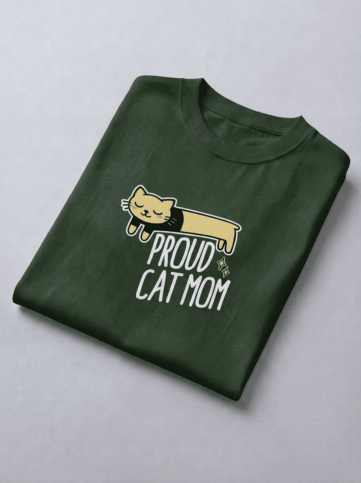Long Cat Tee – Cat Mom