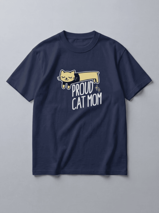 Long Cat Tee – Cat Mom