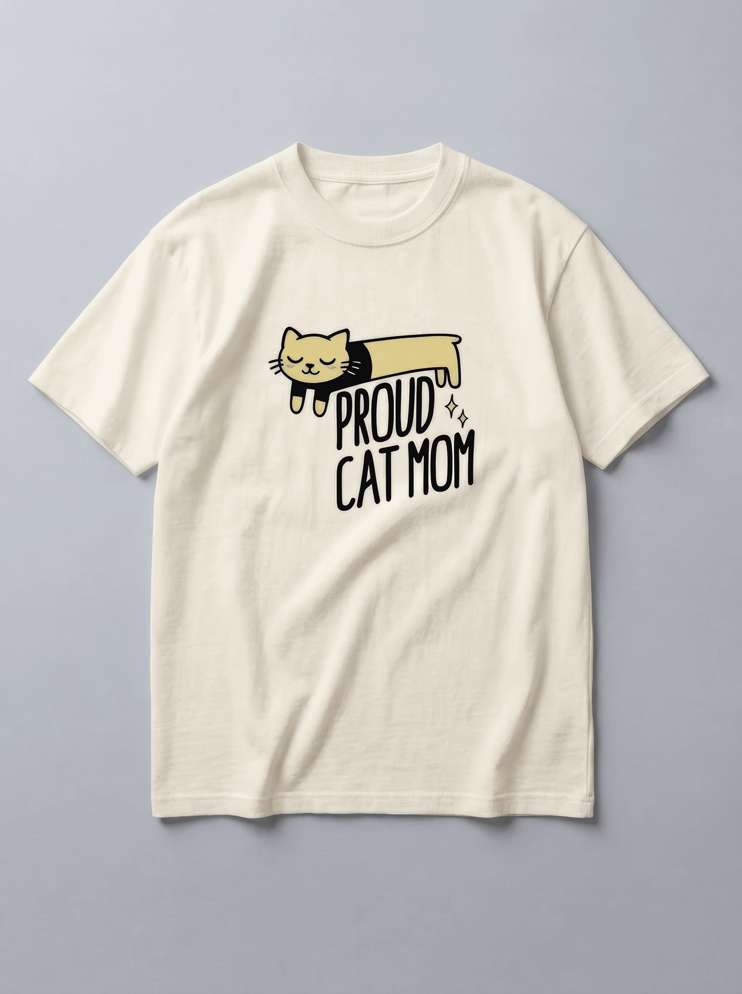 Long Cat Tee – Cat Mom